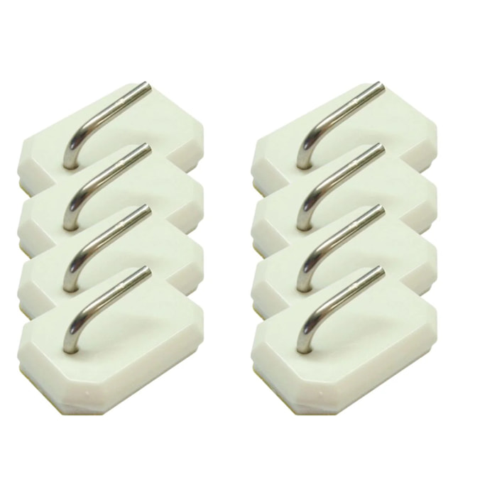 Ensemble de 8 crochets pour rideaux Fackelmann Tecno