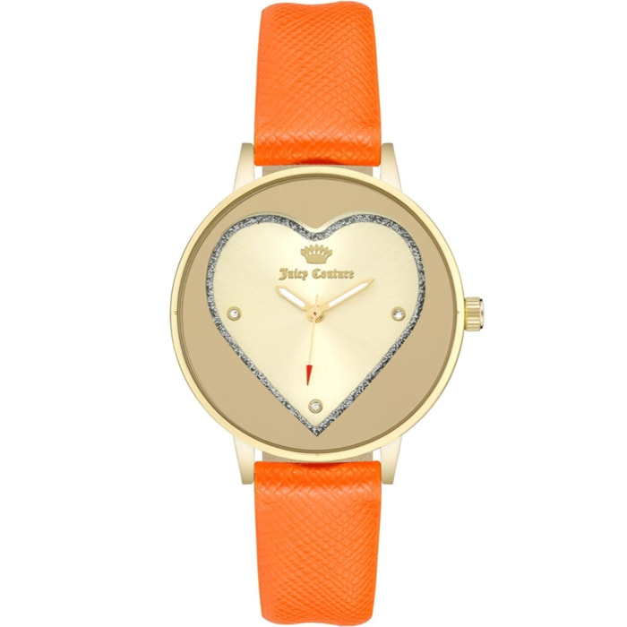 Reloj Juicy Couture JC1234GPOR Mujer Analogico Cuarzo con Correa de Polipiel