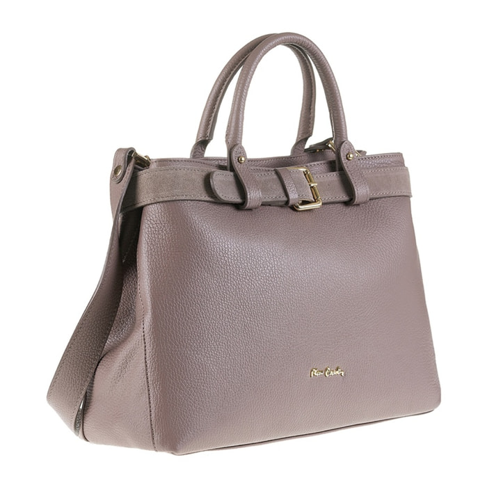 Borsa a mano da donna Made in Italy - Modello Lumina Chic - 100% pelle - 37.0 x 25.0 x 12.0 cm