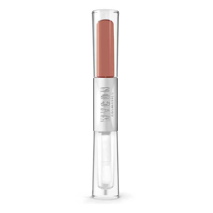 EXTRA DURABLE LIP DUO - LIQUID LIPSTICK + LIP GLOSS Rossetto liquido lunga durata con gloss lucido