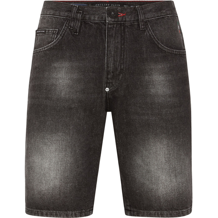 PHILIPP PLEIN Denim Shorts