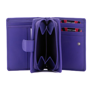 Portafoglio  da donna ecopelle Prodotto Vegano 13x9,5x4 cm