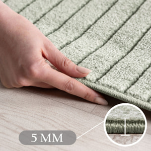 NOVA - Tapis intérieur/extérieur vert à motif géométrique