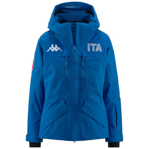 Kappa - Giacche Donna Blu - 6Cento 604F Ita
