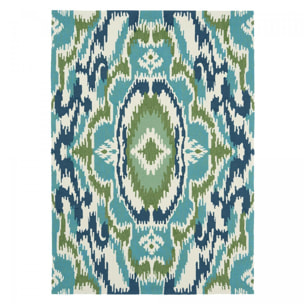 Tapis extérieur tissé kilim rectangle NUITORP