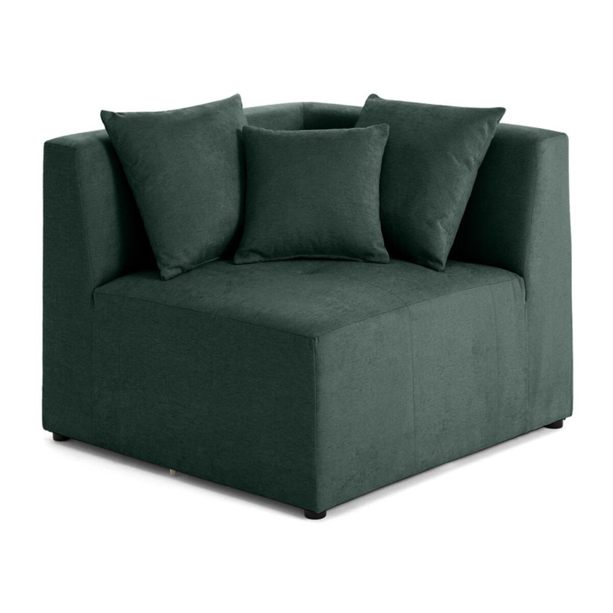Amalfi - module d'angle réversible - en tissu - Vert