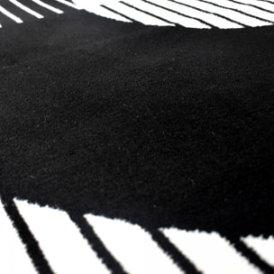 Tapis salon et chambre tissé motif géométrique JOKU