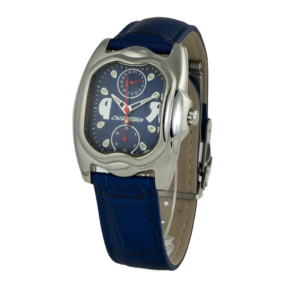 Reloj Chronotech CT7220M-03 Hombre Analogico Cuarzo con Correa de Piel