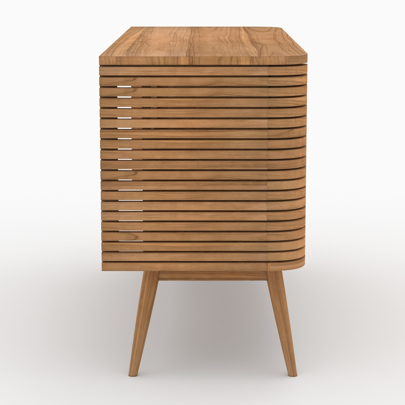 Meuble de salle de bain en bois de teck 140 cm - Auguste