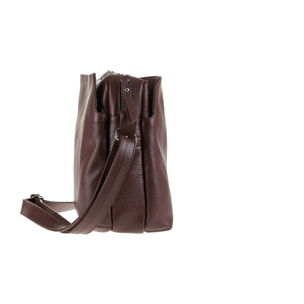 Borsa a tracolla da donna Made in Italy - Modello Aralia Lux - 100% pelle - 30.0 x 23.0 x 13.0 cm