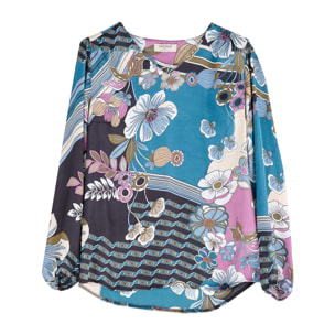 Maglia Camomilla Cielo-Malva