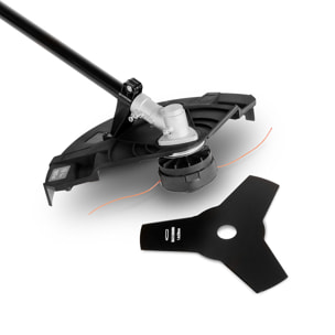 Desbrozadora eléctrica con cable, 1200W, 230V, doble corte hilo 2 mm, ancho corte 35cm - Greencut GGT1200C