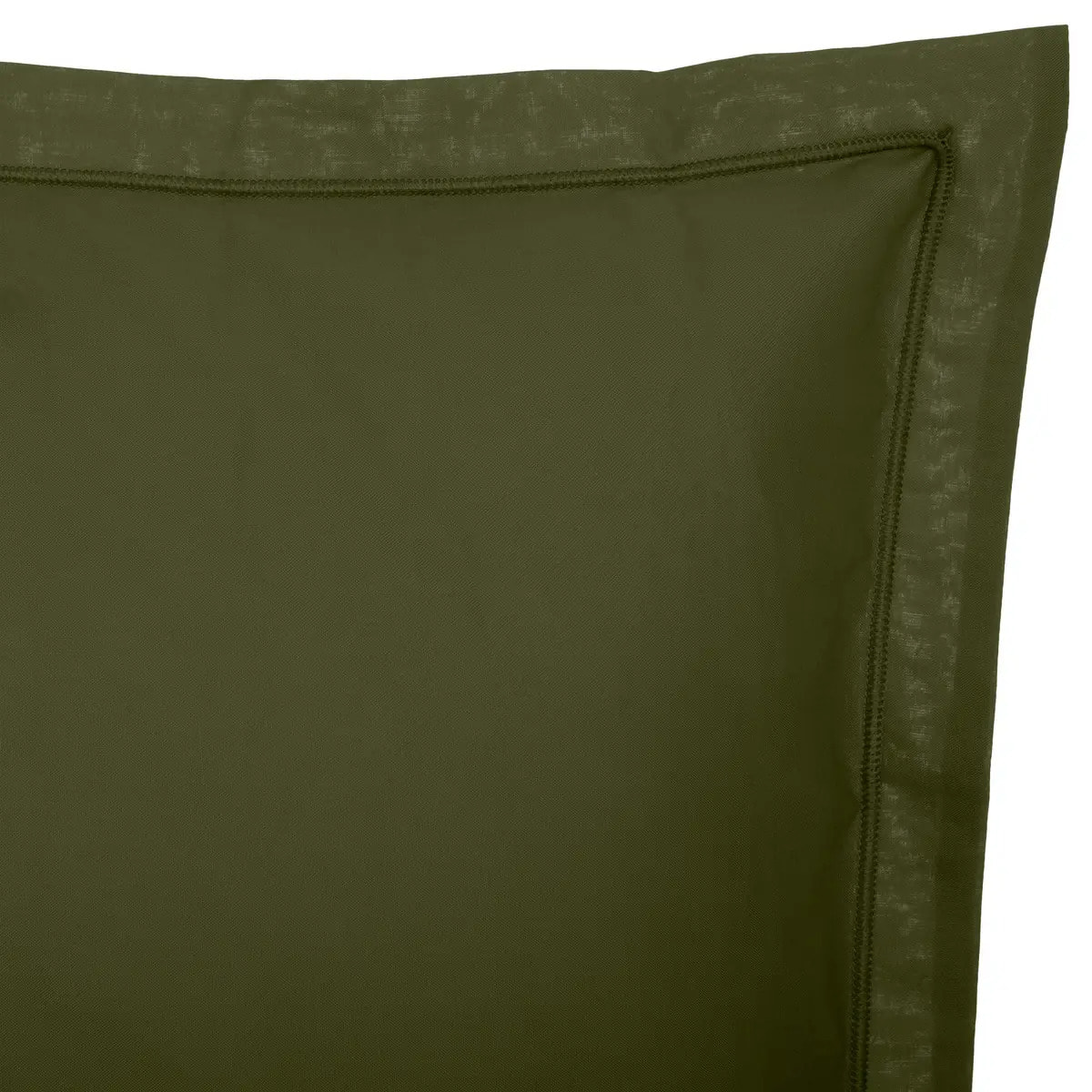 Taie d'oreiller "Carina" coton 50x70cm vert kaki