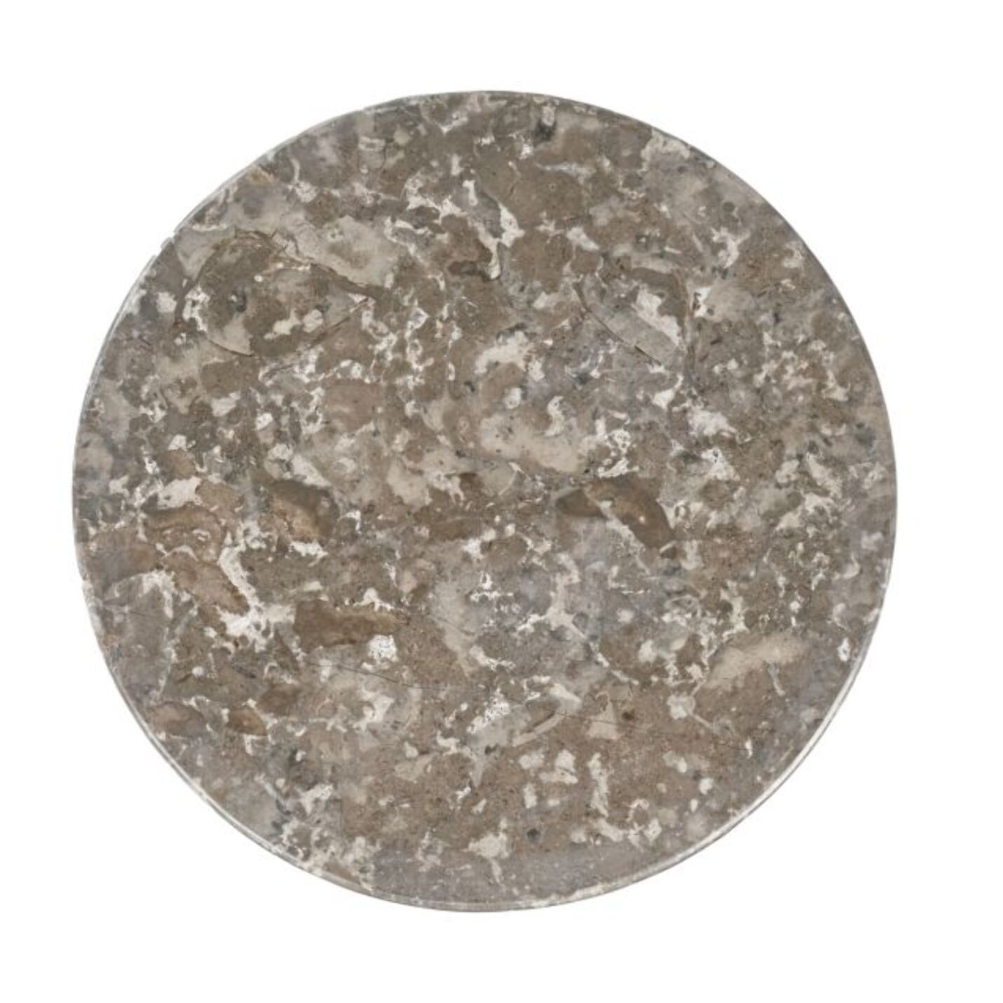 Présentoir à Gâteau Rond sur Pied en Marbre Gris D. 25 cm - VOLT