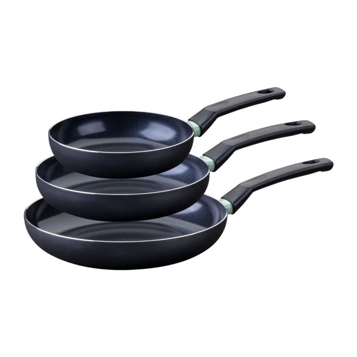 Set de 3 poêles antiadhésives céramique 20, 24 et 28 cm Fackelmann Brandao