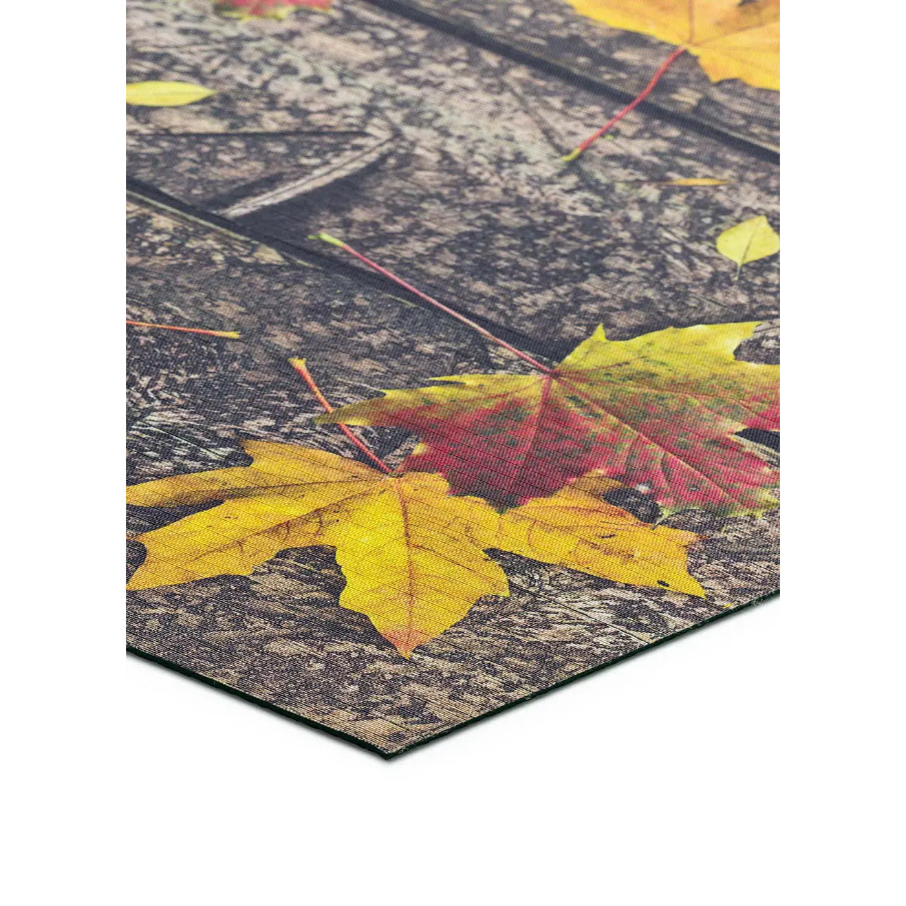 SPRINTY Alfombra vinílica de cocina diseños otoñales en amarillo, varias medidas disponibles.
