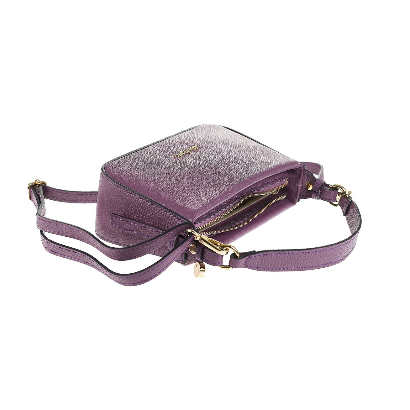 Borsa a spalla da donna Made in Italy - Modello Elowen - 100% pelle - 23.0 x 13.0 x 7.0 cm