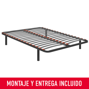 Somier Multiláminas de Madera | Alta durabilidad | Bastidor acero reforzado | ENVIO, ENTREGA Y RETIRADA INCLUIDO | Guardaespaldas