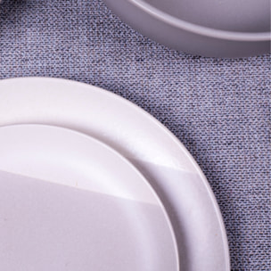 Lot de 6 assiettes à dessert, TERRE DE SIENNE