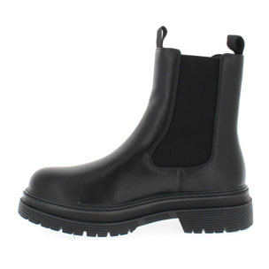 Armata di Mare Scarpe Donna Platform Chelsea Boots con Soletta in Memory Foam AMD W52H29 Black
