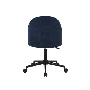 Chaise de bureau à roulettes tissu PHYL