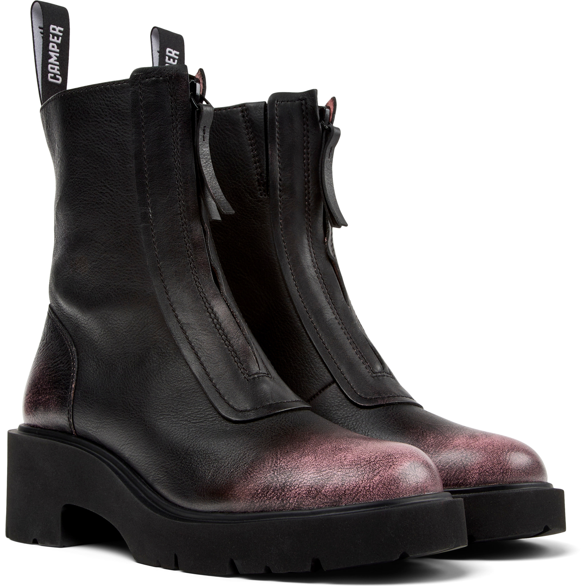 Botines - CAMPER Milah - Multicolor - Cuero liso