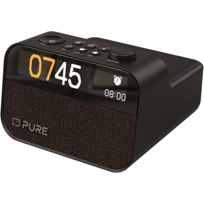 Simulateur d'aube PURE Moment Charge Coffee Black