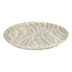 Assiette dessert Gina D22cm vert
