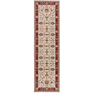 CLASSIC Alfombra vintage en diseño clásico en color crema, varias medidas disponibles.