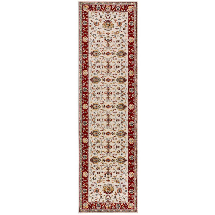 CLASSIC Alfombra vintage en diseño clásico en color crema, varias medidas disponibles.