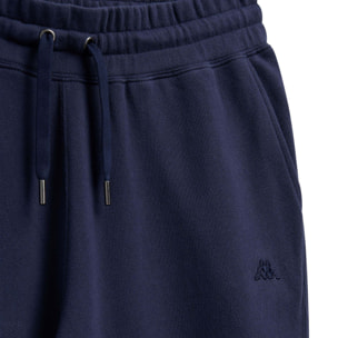 Kappa - Pantalones Hombre Azul - Cobain French Terry