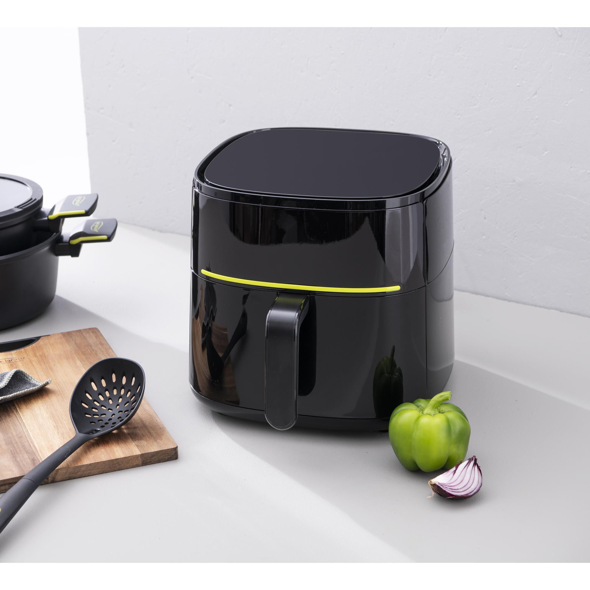 Freidora de aire xtra de 6l y 1500w con 8 programas