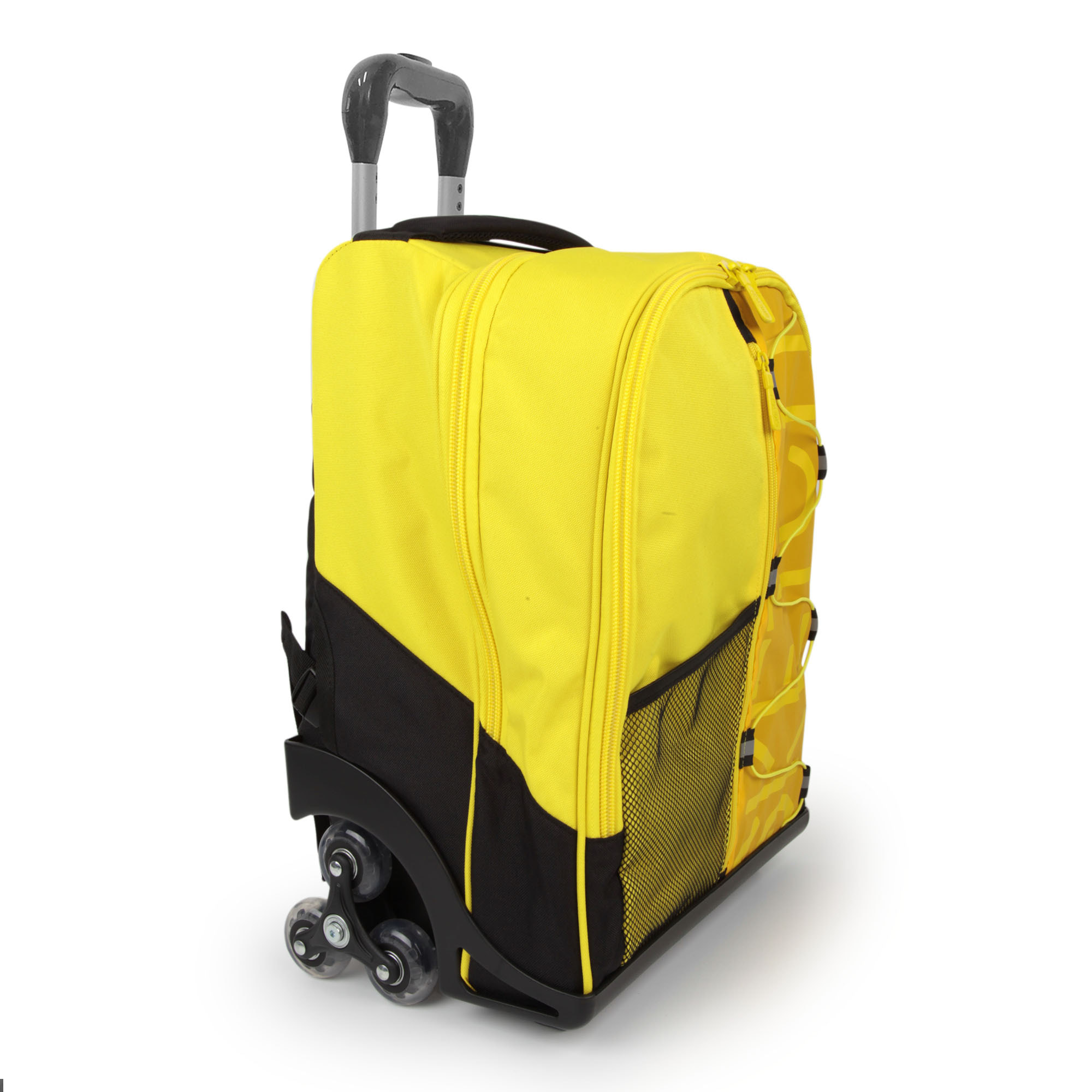 Zaino trolley tre ruote Ne.on! Sketch Yellow Fluo