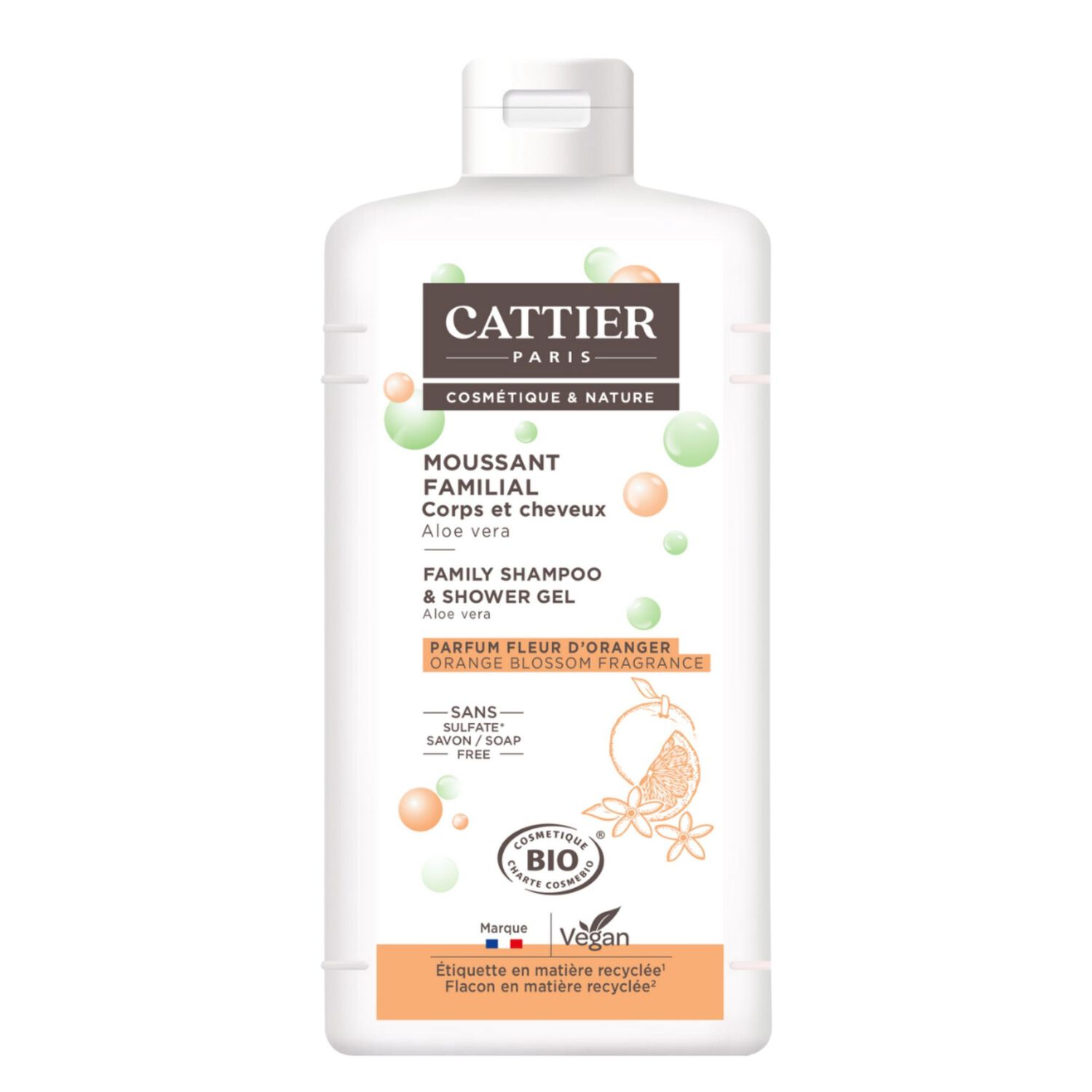 Moussant Familial Corps & Cheveux - Millet & Aloe Vera 500 ml