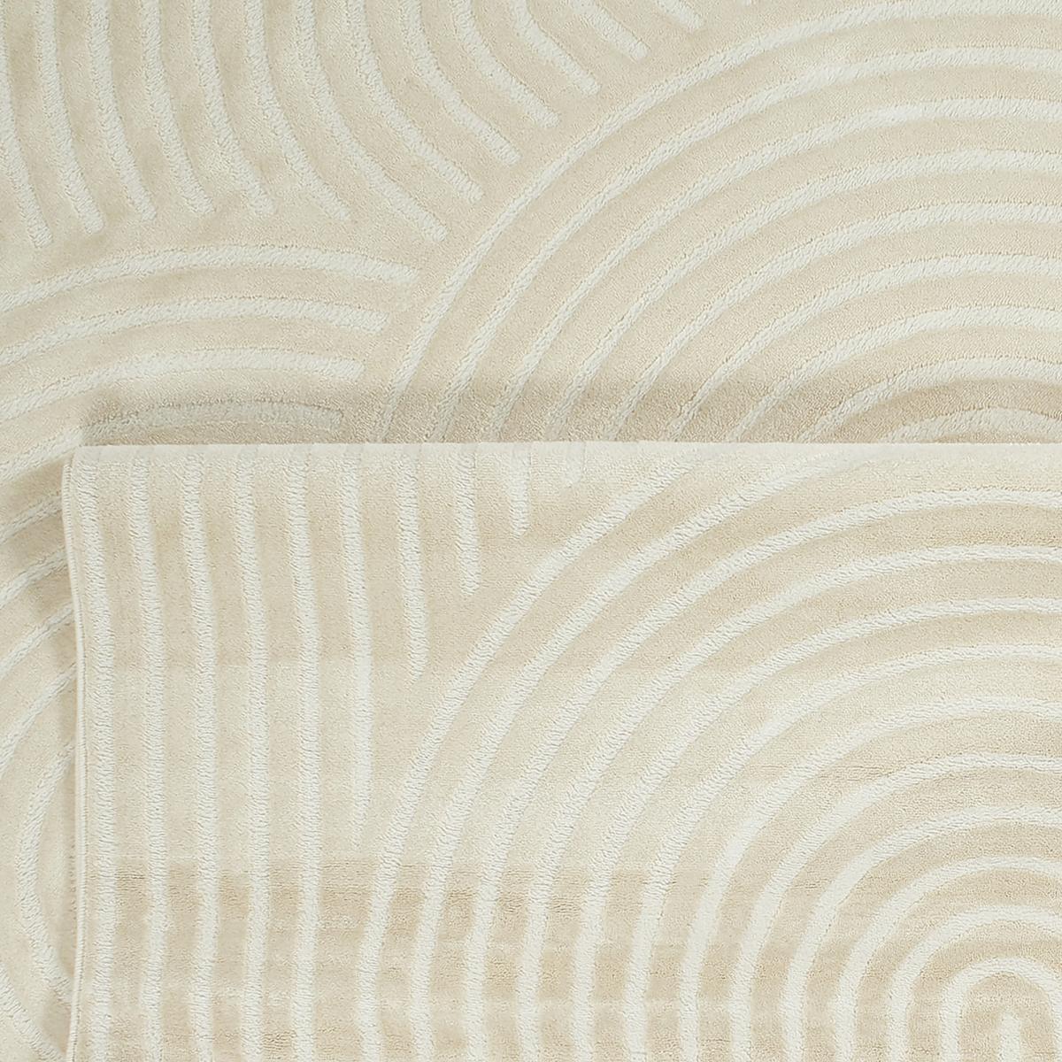 Tapis salon 160x230 CEROTEA Crème tapis tendance