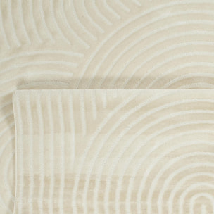 Tapis salon 160x230 CEROTEA Crème tapis tendance