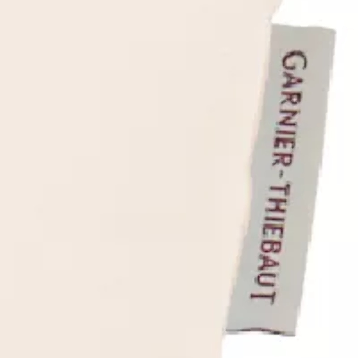 Housse de coussin pur coton 210 g/m² uni beige Confettis blanc casse