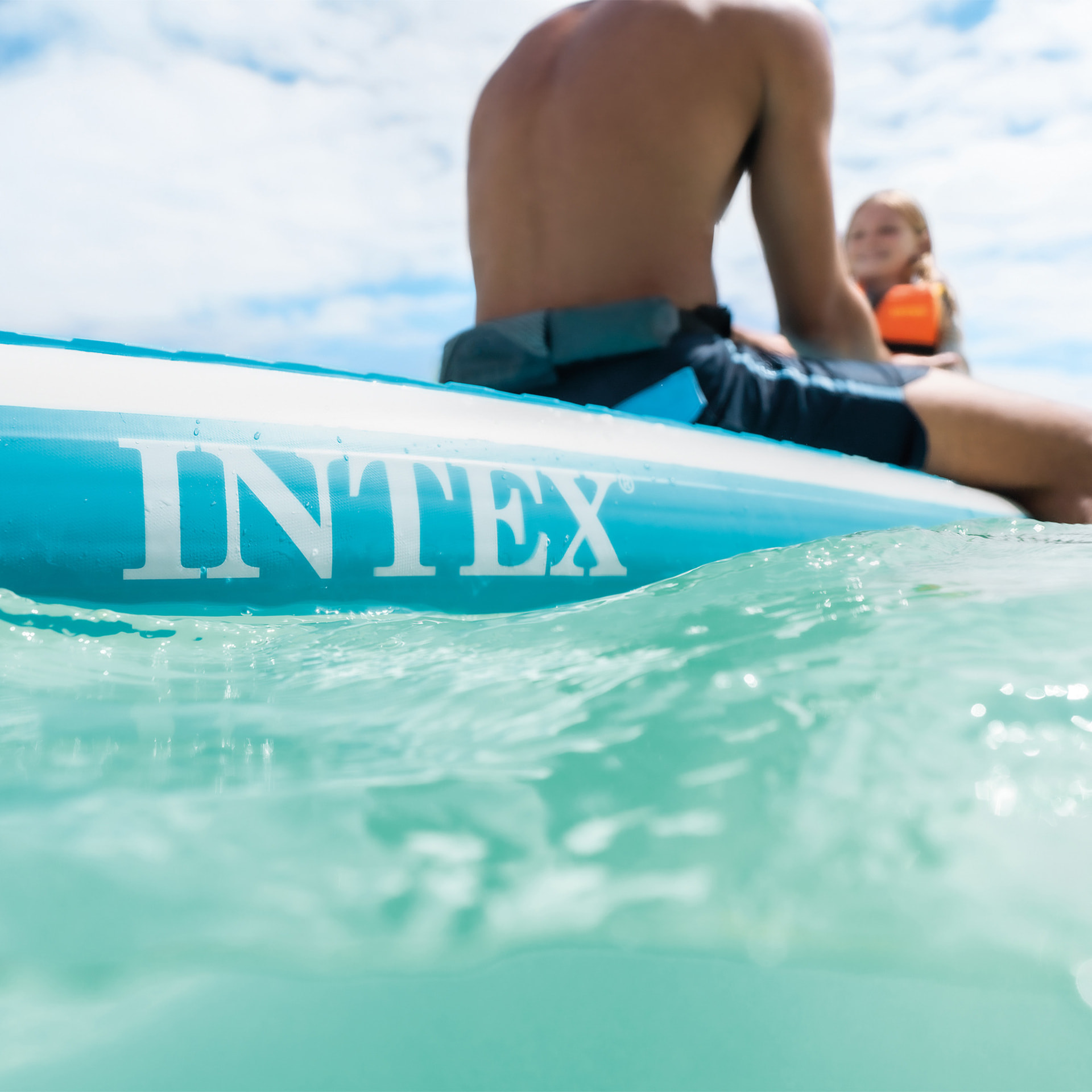 Intex Aqua Quest 320 SUP, con Pompa Manuale e Remo da 216 cm, 320x81x15 cm