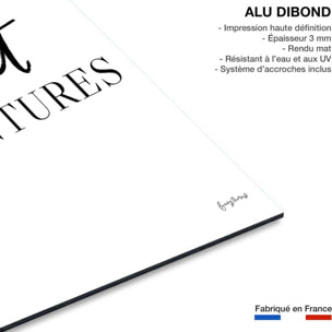 Tableau collect adventure Tableau alu Dibond