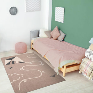 Tapis enfant tissé NAKE