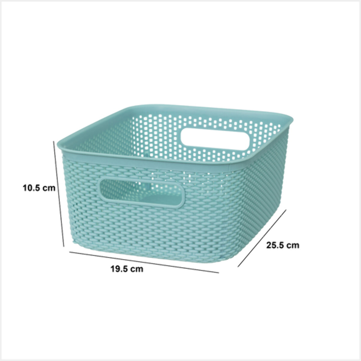 Panier en crochet Crochy 4L bleu