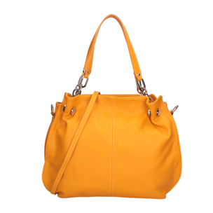 Borsa a mano da donna Made in Italy - Modello Ereba - 100% pelle - 38.0 x 30.0 x 12.0 cm