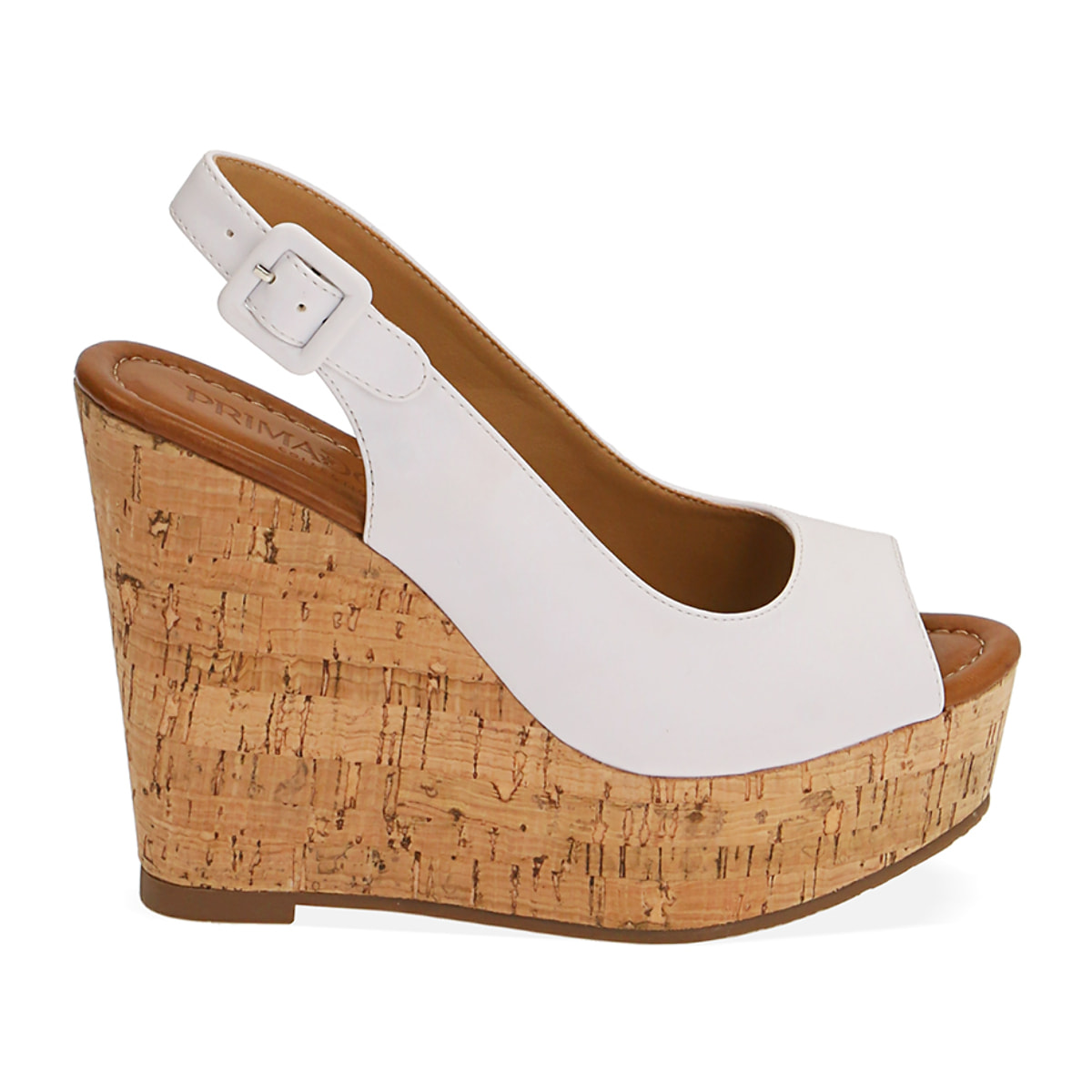 Zeppe bianche in sughero