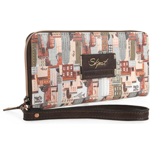 Cartera Mujer Sint Skpat Buildings Marron