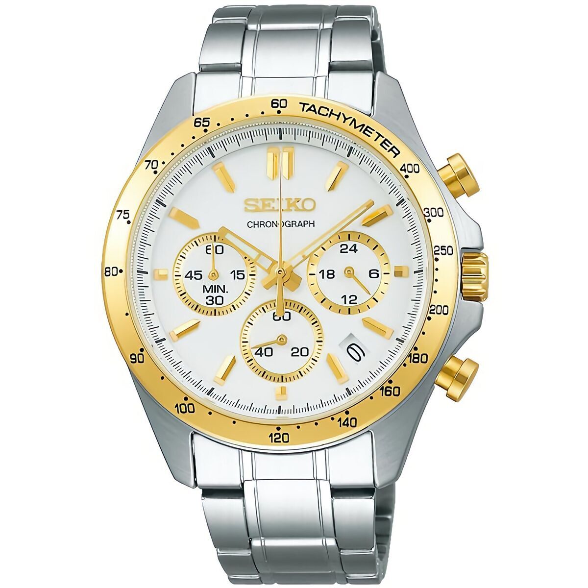 Reloj Seiko SBTR024 Hombre Analogico Cuarzo con Correa de Acero inoxidable