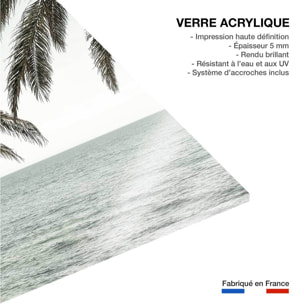 Tableau plage tropicale secrète Tableau plexiglas