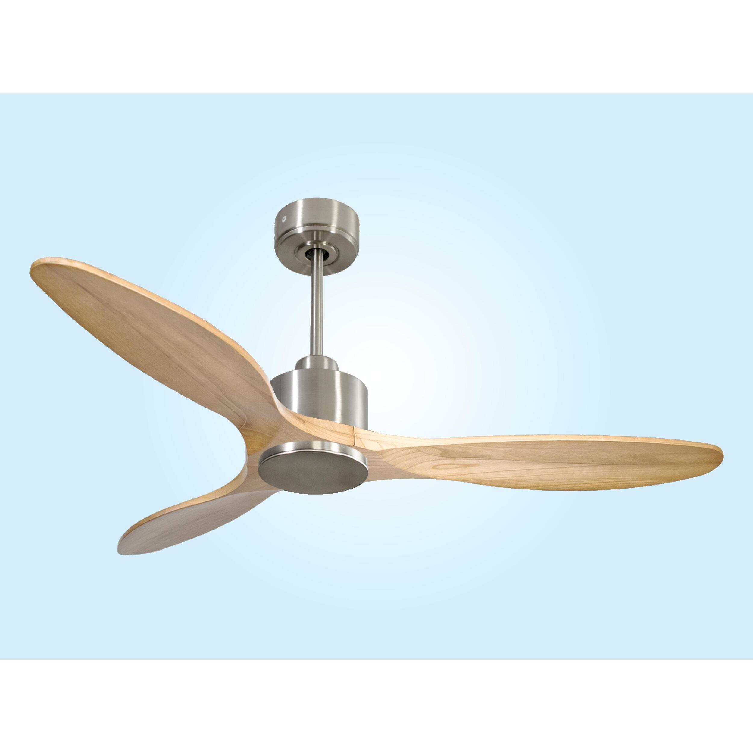 Ventilador de techo Reversible Termostato Wifi Motor DC Techos Inclinados Mando a Distancia Hypersilence Memoria SalamisD132C0364984 PURLINE