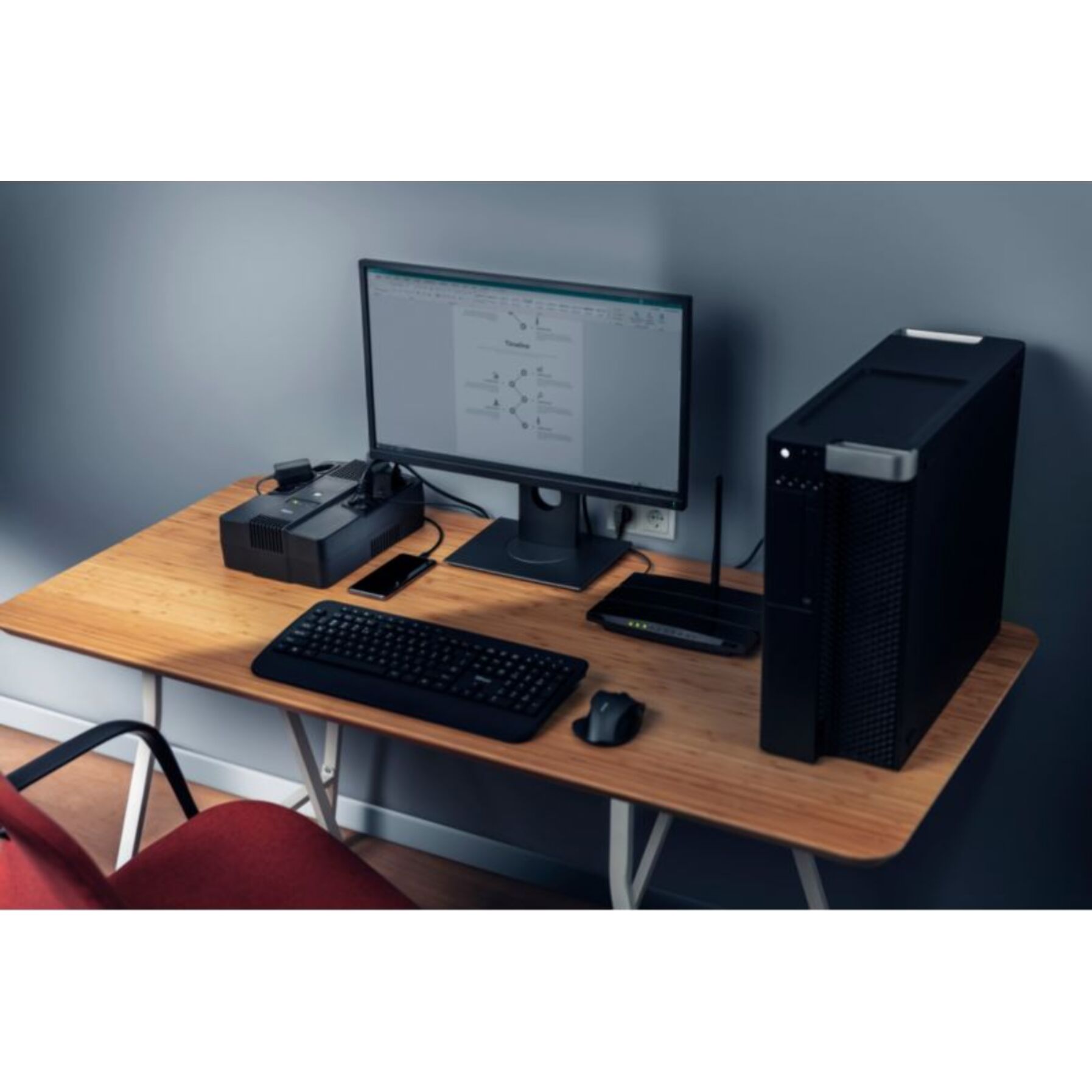 Onduleur TRUST Paxxon 800 VA 6 prises