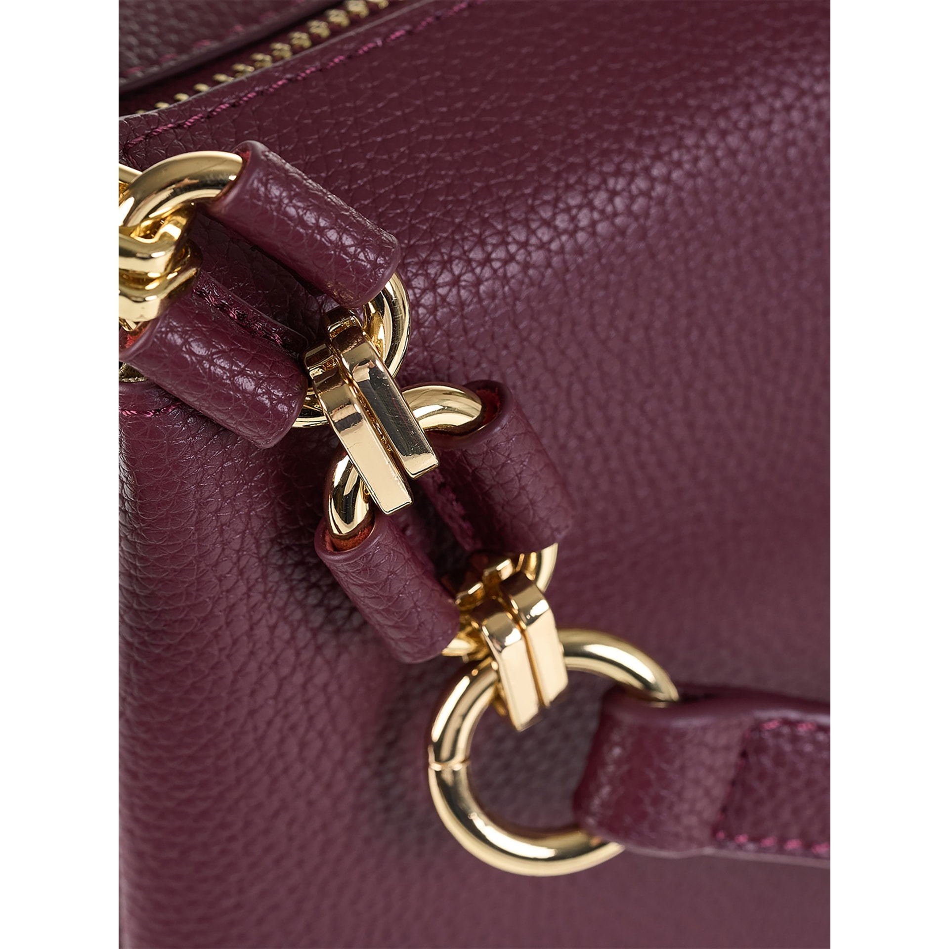 Borsa a spalla da donna Made in Italy - Modello Brunilde Lux - 100% pelle - 24.0 x 18.5 x 12.0 cm