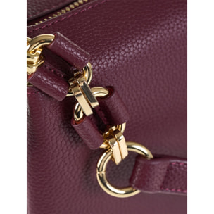 Borsa a spalla da donna Made in Italy - Modello Brunilde Lux - 100% pelle - 24.0 x 18.5 x 12.0 cm